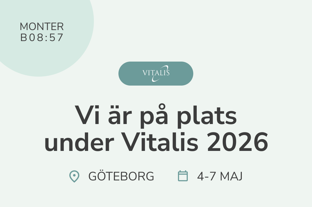 Vi ses på Vitalis 2026